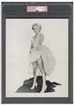 Marilyn Monroe Seven Year Itch 8 x 10 Photo From the Famous Subway Scene